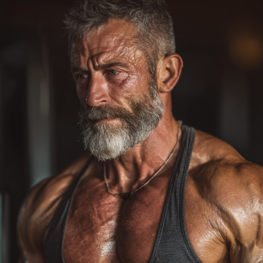 Літні люди демонструють гнучкість та силу на заняттях